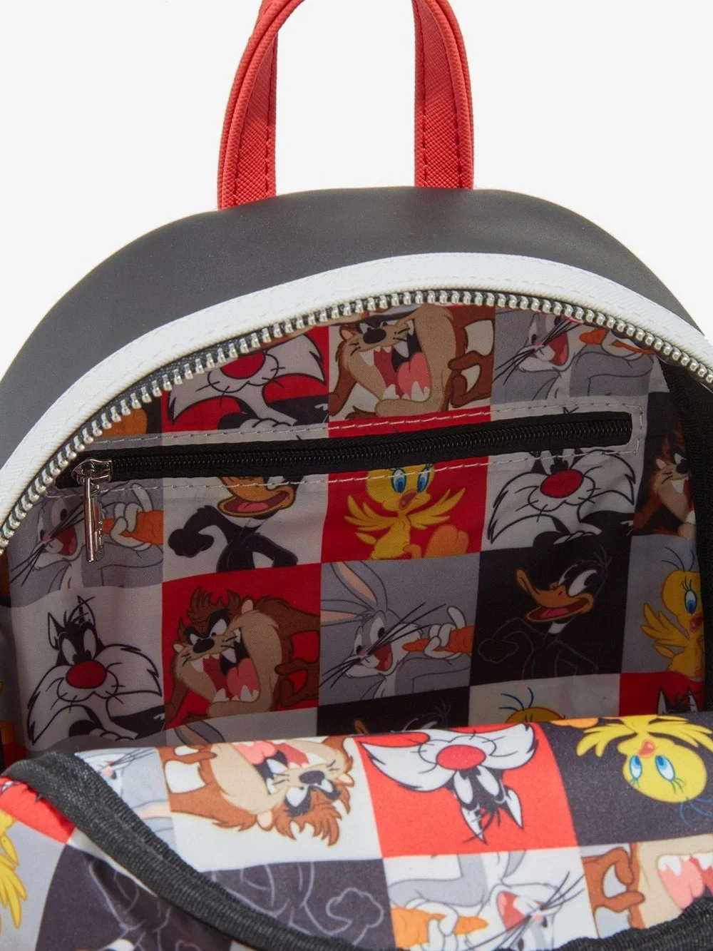 NWT Loungefly Looney Tunes Characters Color Block Mini Backpack